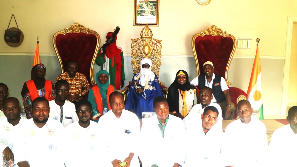 Photo avec les chefs traditionnels
