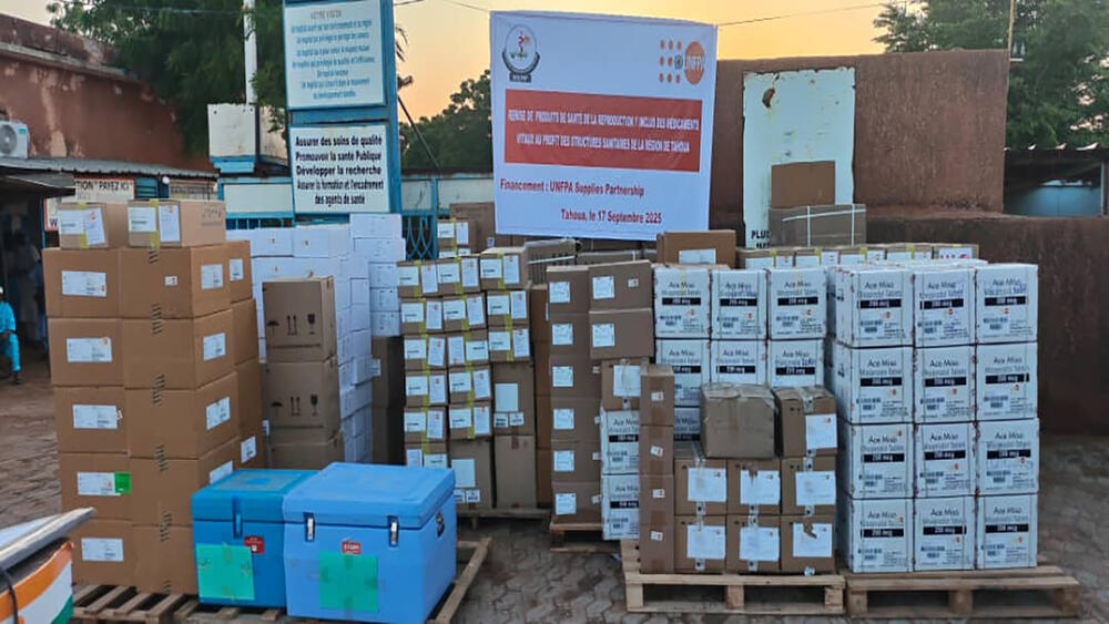 Le lot des  produits pour la région de Tahoua