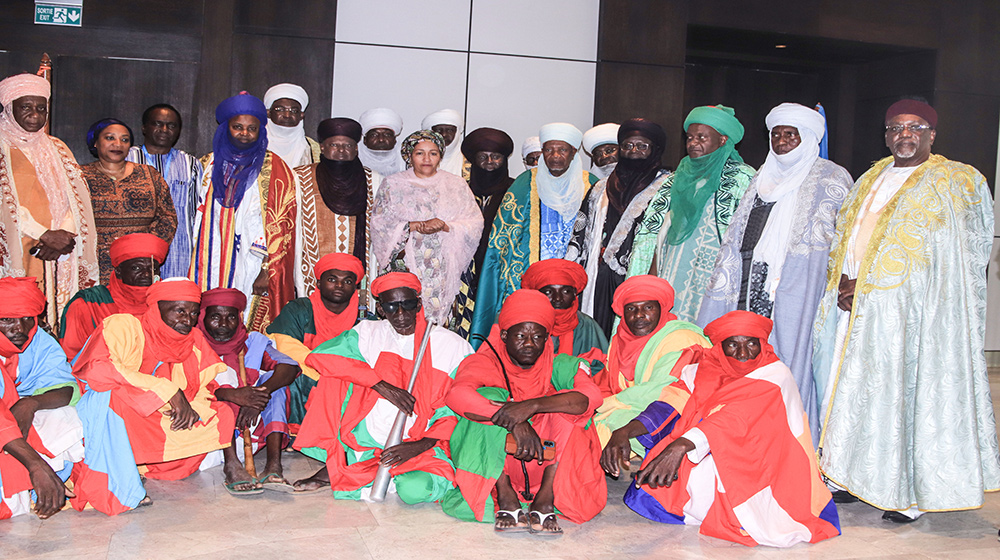 Accélérer la mise en œuvre des objectifs de développement durable (ODD) : la vice-secrétaire générale des nations unies, madame Amina Mohamed en visite au Niger rencontre l’association des chefs traditionnels.