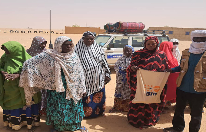 L'UNFPA Niger soutient assidûment les populations et les migrants d'Assamaka 