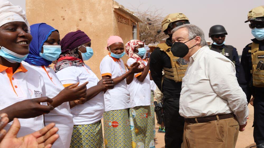 Le Secrétaire Général des Nations Unies en visite au Niger