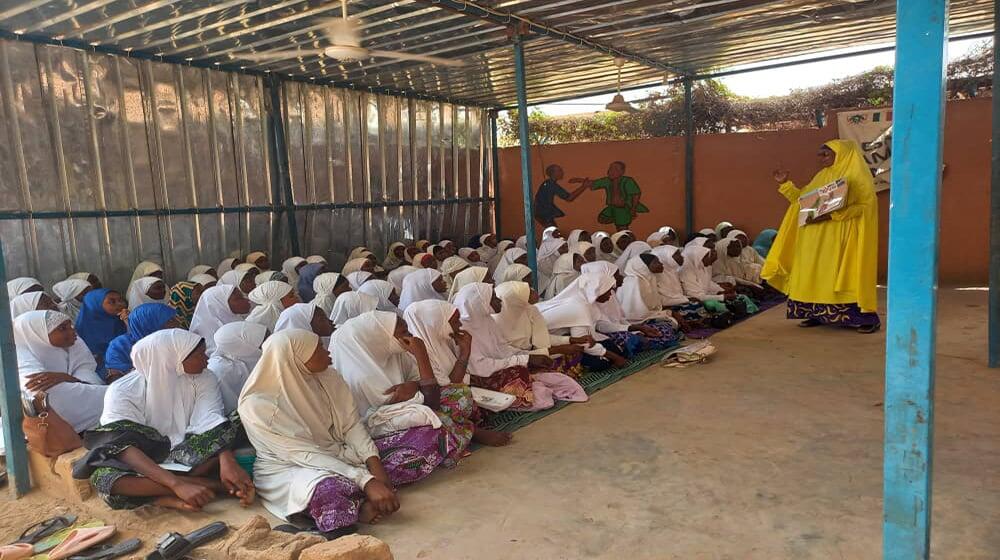 Séance de formation d'un Espace Sûr à Zinder