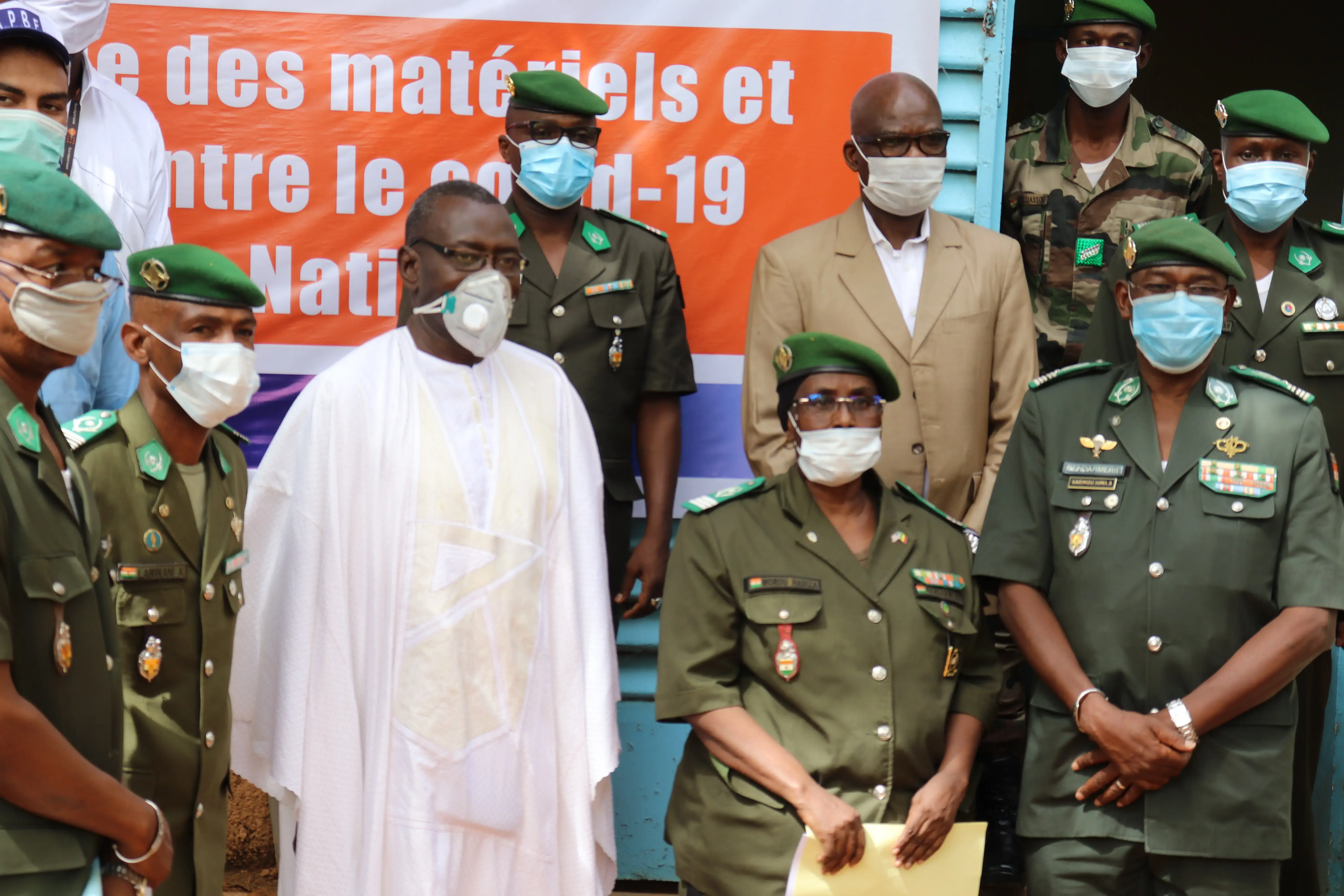 UNFPA dote la Gendarmerie Nationale en matériel de prévention de COVID 19
