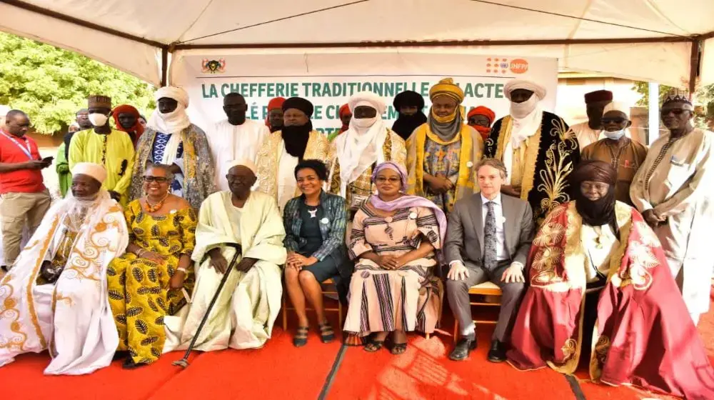 S.E Michaelle Jean visite un Espace Sûr à Niamey