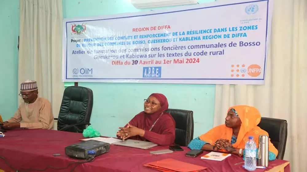 Formation des formateurs sur le code rural en vue de la consolidation de la paix dans trois communes de la région de Diffa 