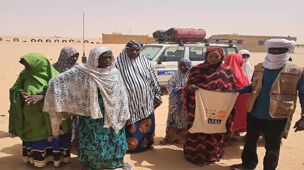 L'UNFPA Niger soutient assidûment les populations et les migrants d'Assamaka 